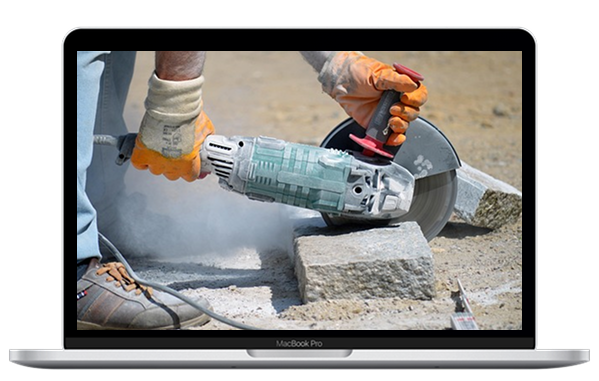 Website-Mockup für Handwerker