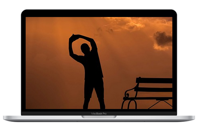 Website-Mockup für medizinische Berufe