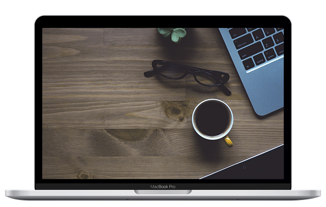 Website-Mockup für einen Online-Shop
